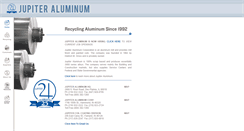 Desktop Screenshot of jupiteraluminum.com
